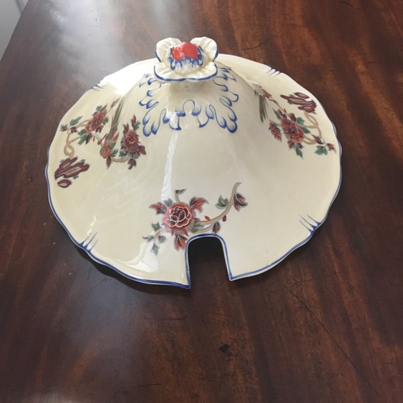 Footed covered vegetable bowl Royal Venton Ware by John Steventon & Sons Ltd - Picture 4 of 10